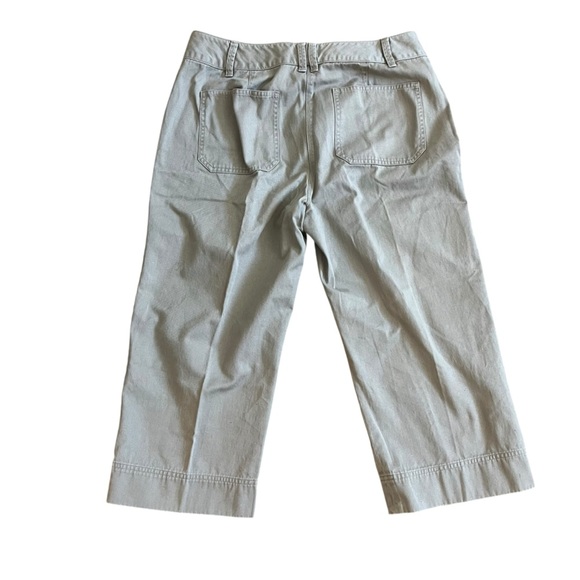 Van Heusen Casual Tan Cropped Pants Women size 10 spring summer capris Capri - Picture 8 of 8